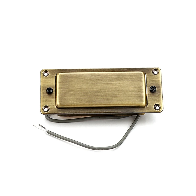 

Sealed Mini Humbucker Double Coil Pickup For Electric Guitar Bronze Vintage Bronze Small LP Style Pickup With 2-Core