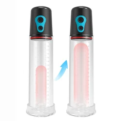 Penile Bigger Trainer Electric Penis Pump Penis Enlarger Vacuum Pump Sex Toys for Men Male Masturbator Penis Enlargement