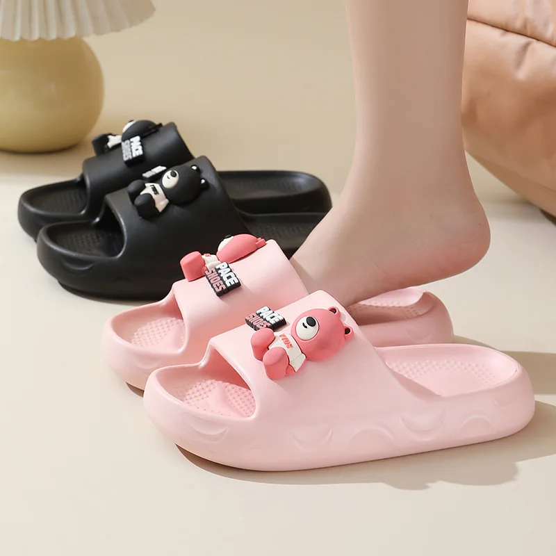 Schattig Paar Zomer Slippers Dames Heren Comfortabele Zachte Zool Indoor Slippers Dames Antislip Badkamer Slippers Slippers