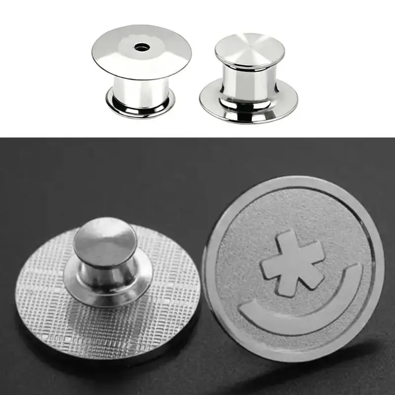 P9FE-Brosche-Rückseiten-Ersatz aus silberfarbenem Metall für Pin-Herstellungsaufgaben – Detail 8