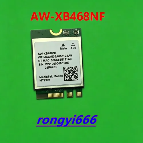 MT7921 AW-XB468NF WiFi Bluetooth Card For ASUS GX551Q GX703H FA706QM FA506QR M7600Q M7400Q GA401Q UX325U Laptop Wireless Card