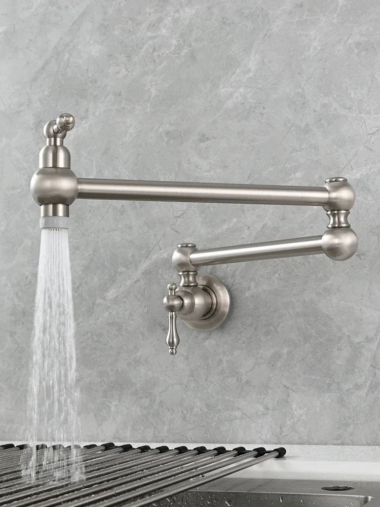 ทองแดงติดผนังน้ําเย็นเดี่ยวพับ Biswitch ยาวขึ้น