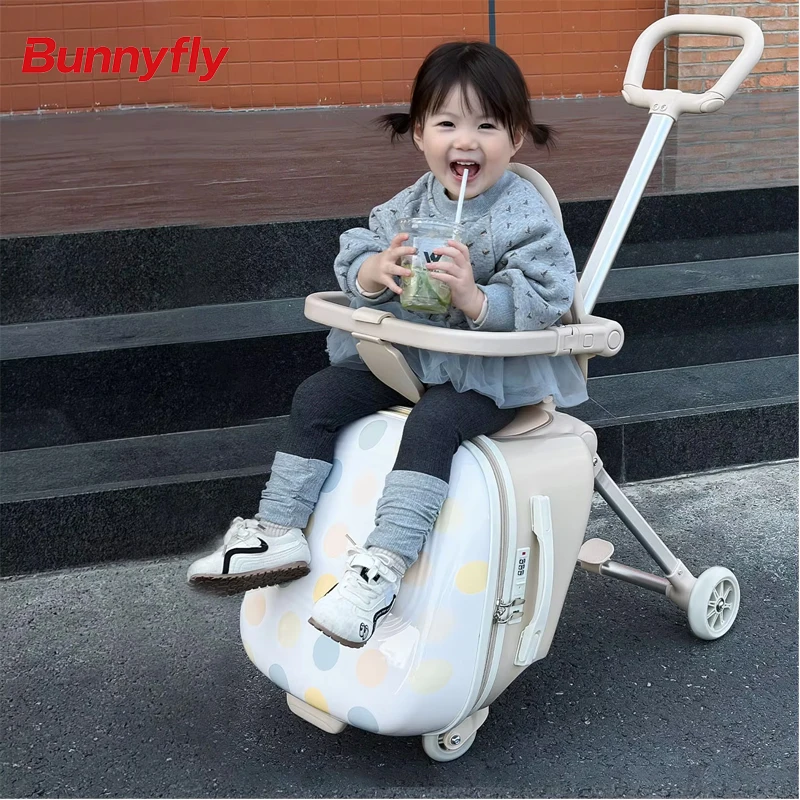 Baby Nursery Trolley - Bunnyfly Children Luggage Case Can Ride