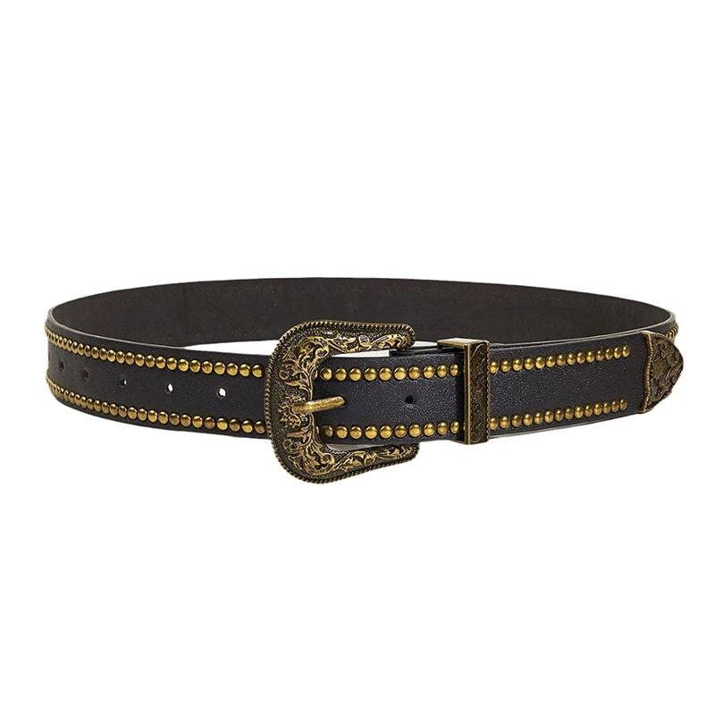 جديد ريترو فاسق نمط أزياء شخصية حزام للجنسين حزام الجينز العالمي