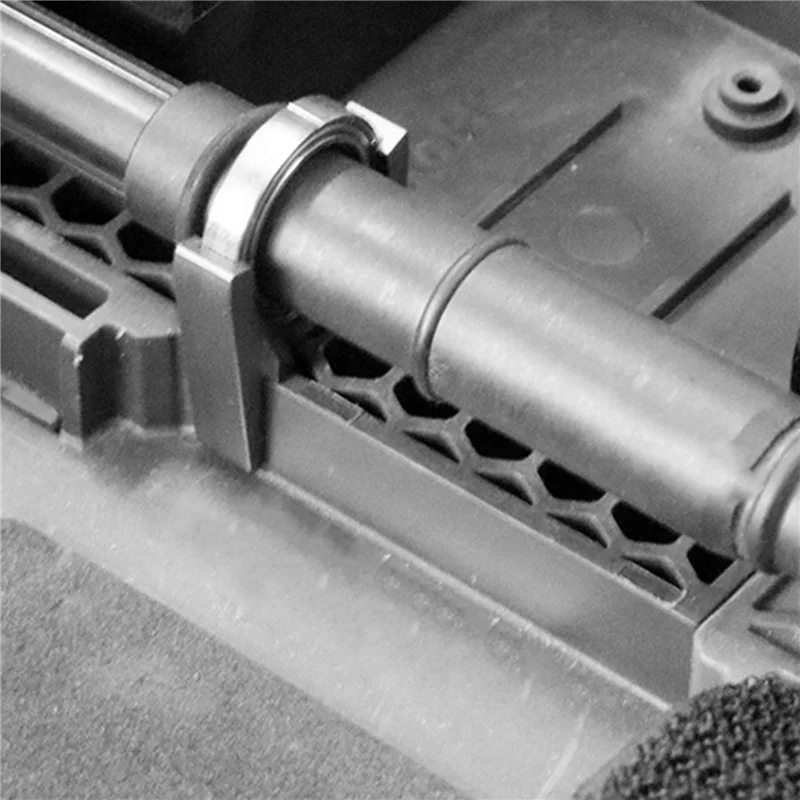 ABMF-2X مجموعة دعم عالية السرعة لعمود الإدارة المعدني AR310878 ARAC4024 لـ 1/10 ARRMA 3S 4S BLX Mega 550، أسود