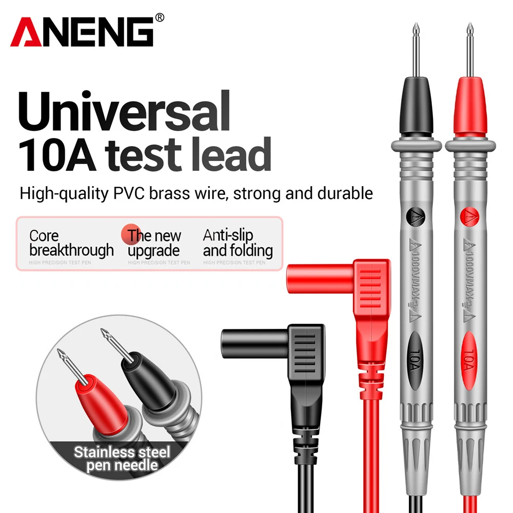 ANENG PT1004B Digital Multimeter Test Leads 1000V 10A Probe Tester Cable Combination Measuring Probe Cable for tester Multimetro