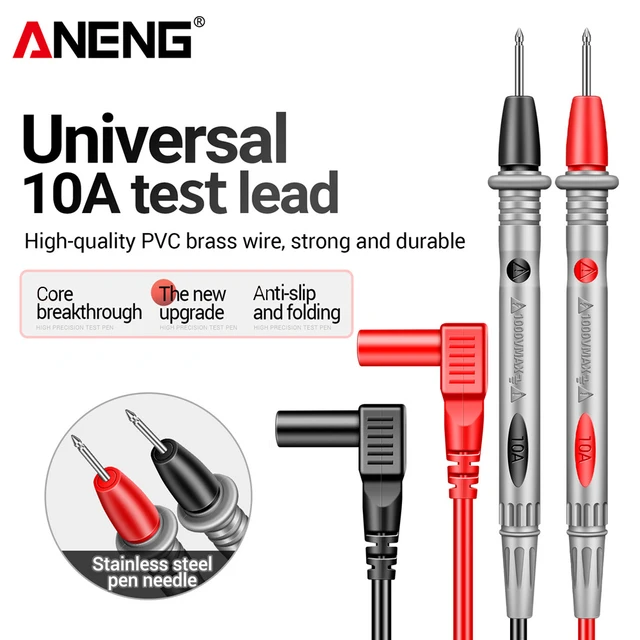 ANENG PT1004B multimetr cyfrowy przewody pomiarowe 1000V 10A sonda Tester kabel kombinowany kabel sondy pomiarowej do testera Multimetro
