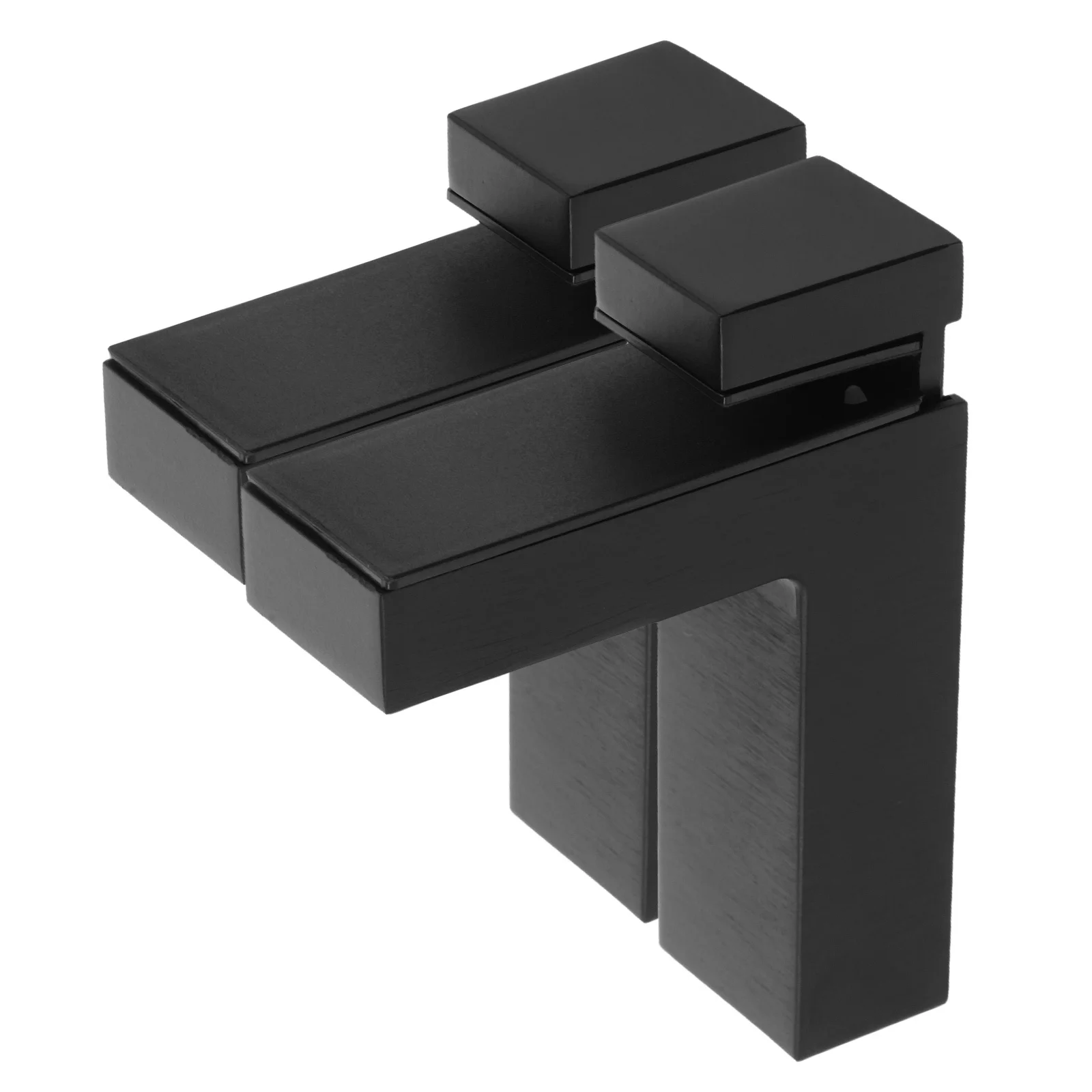 

2Pcs Glass Shelf Brackets Adjustable Zinc Alloy Wall Mount Heavy Duty Clips Floating Shelf Supports for 3-36mm Thickness Shelves