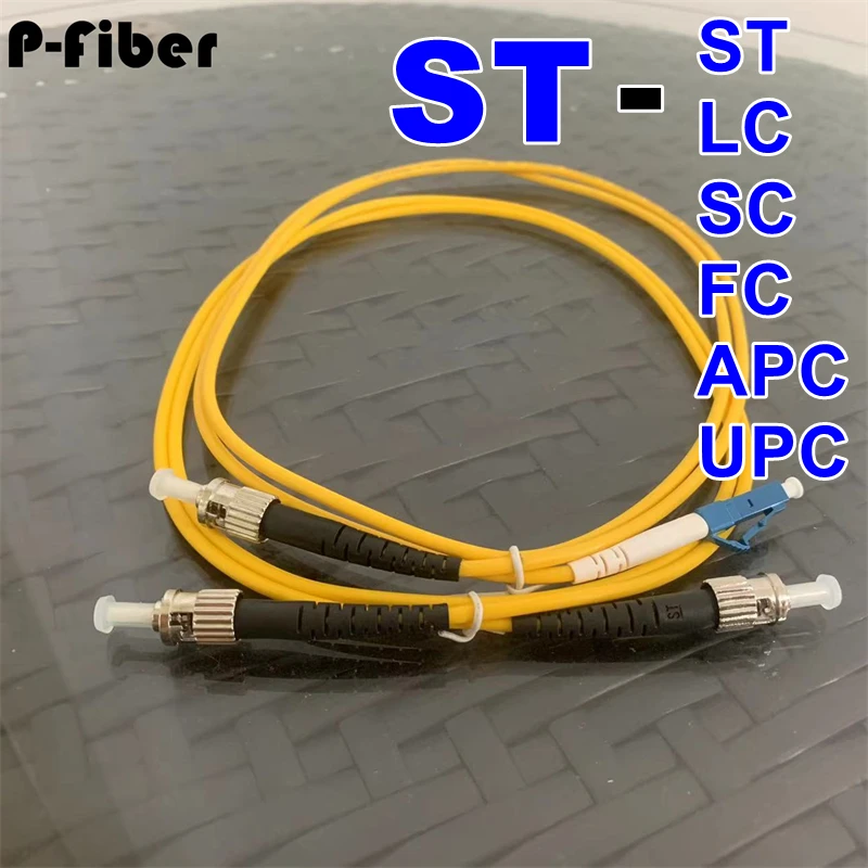 fiber jumper ST-SC singlemode ST-LC ST-FC ST-ST APC UPC SM 1m 2m 3m 5m 7m 10m 30m 50m optical fiber patch cord