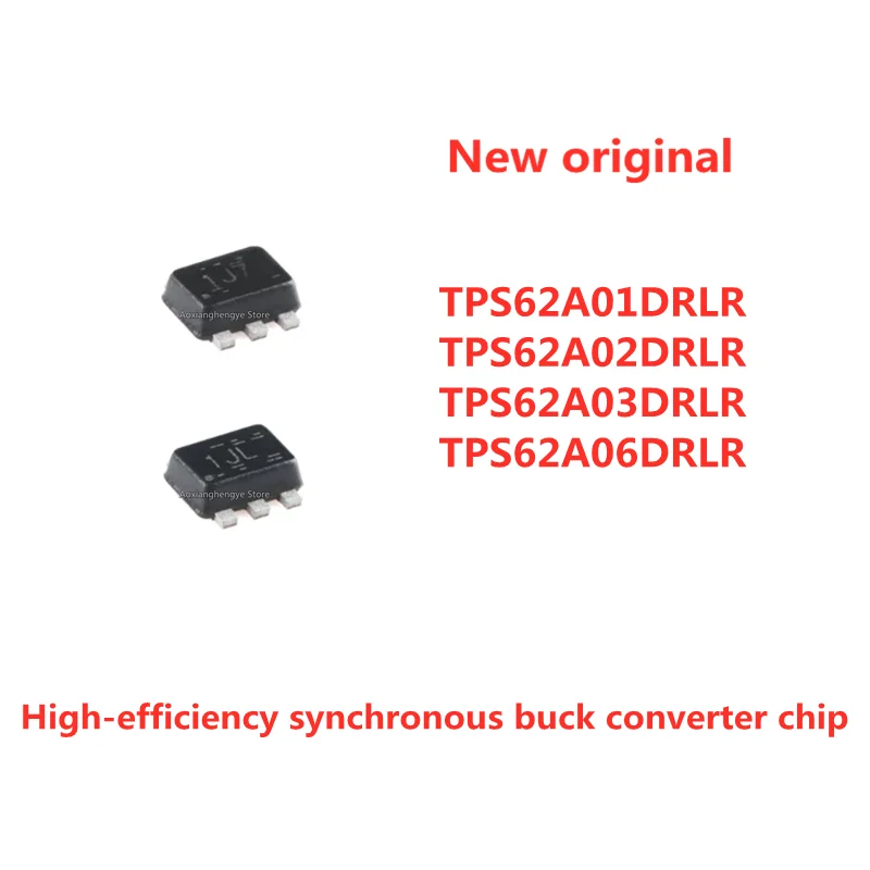 10pcs TPS62A01DRLR TPS62A02DRLR TPS62A03DRLR TPS62A06DRLR SOT-563 High-efficiency synchronous buck converter chip
