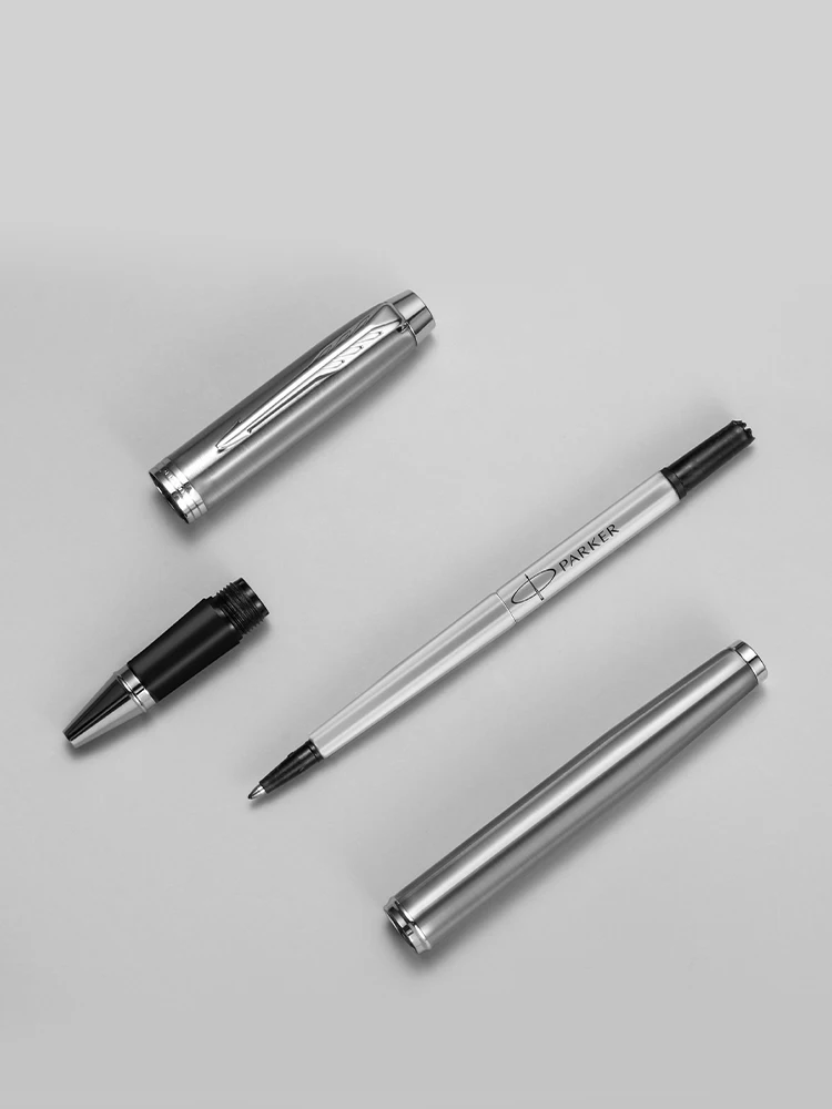 40/1 PCS PARKER 0.5/0.7mm 11cm Metal Refills Roller Ballpoint Pen Business Ball Pen Refills Office School Supplies Stationery