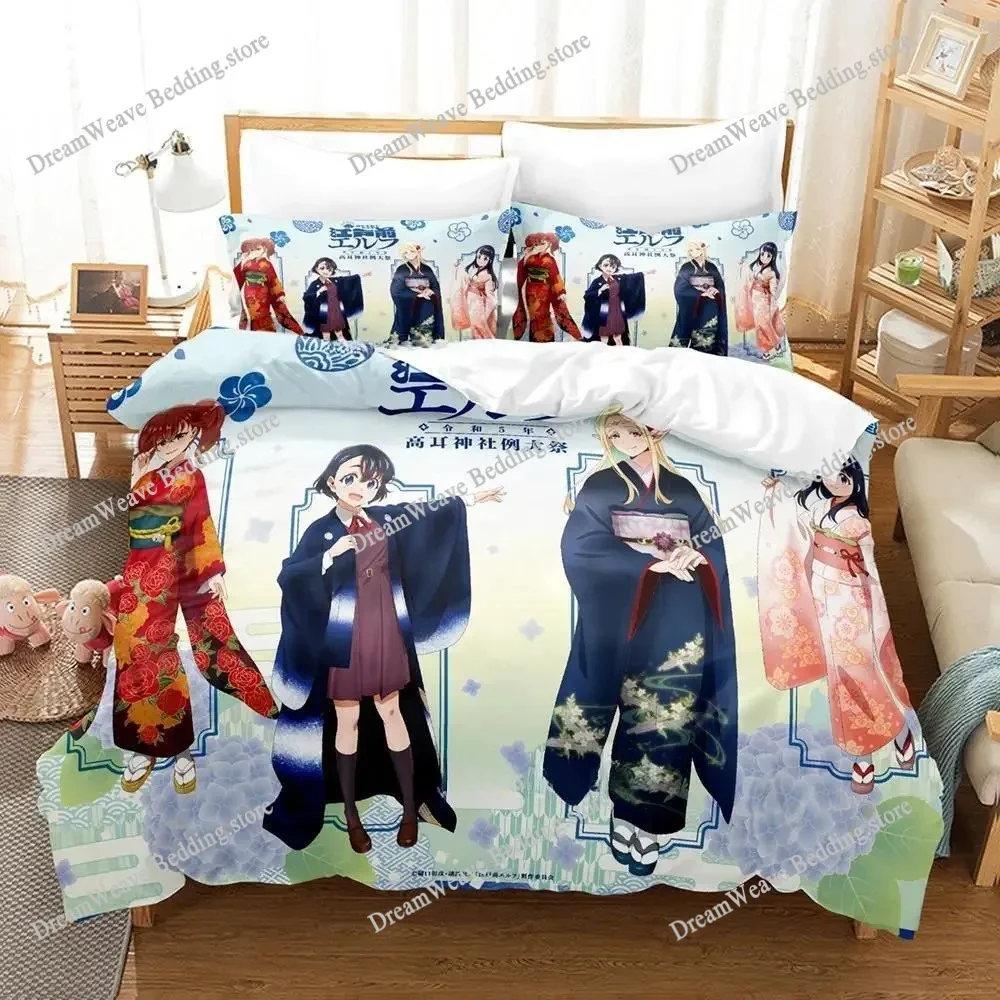 

Koito Koganei Elda Bedding Set Single Twin Full Queen King Size Bed Set Adult Kid Bedroom Duvet Cover Sets Anime Bed Sheet Set74