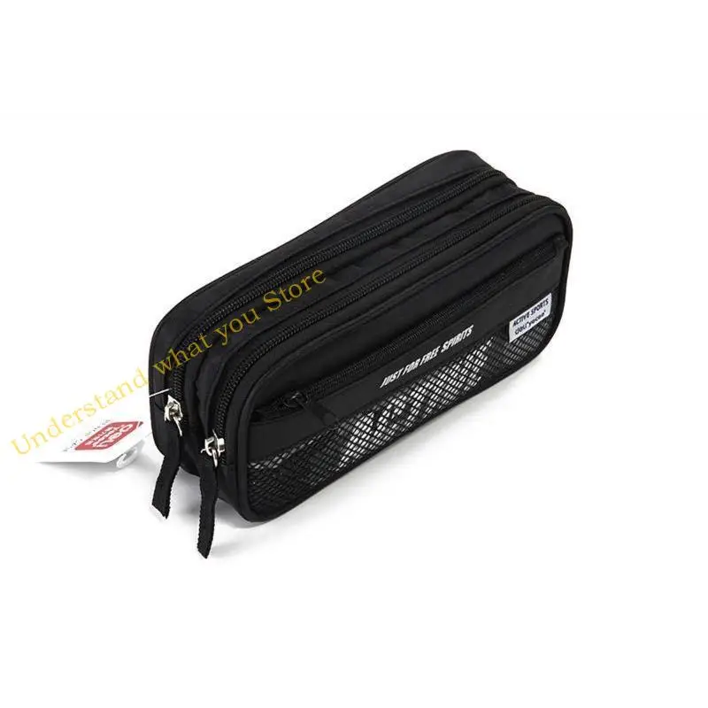 

J60A Large Capacity Cosmetic Desktop Pen Holder Dustproof for Women Home Office