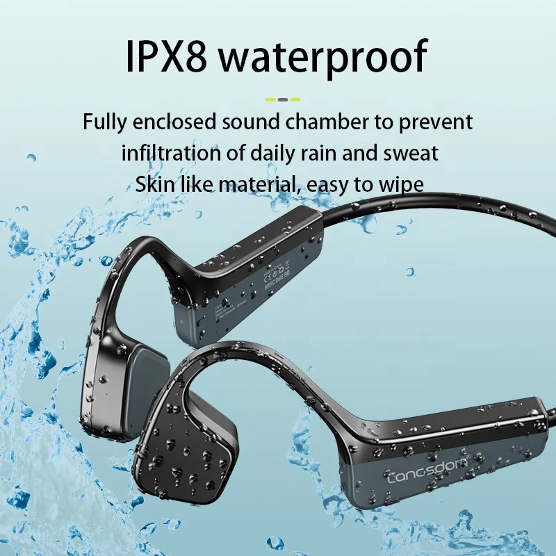 เปิดหูกีฬาหูฟังบลูทูธไร้สายชุดหูฟังบลูทูธ Bone Conduction หูฟัง Swing หูฟังฟรี