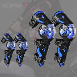 Knee Protector Motorcycle Elbow Pads Motorbike Protect Safety Brace Guards Moto Cross Dirt Bike ATV Racing Rodilleras Joelheira