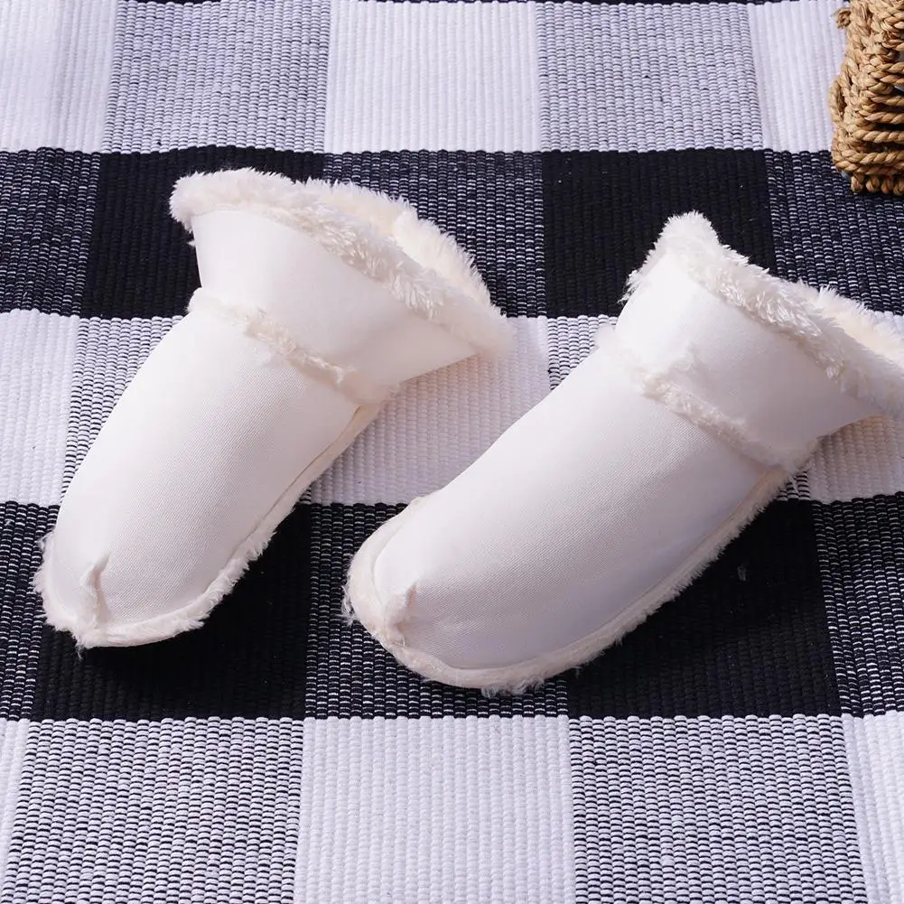 Hole Shoes Plus Velvet Liner Winter Warm Shoes Covers Thickened Soft Shoes Cover Detachable Cotton Sleeve Plush Liner