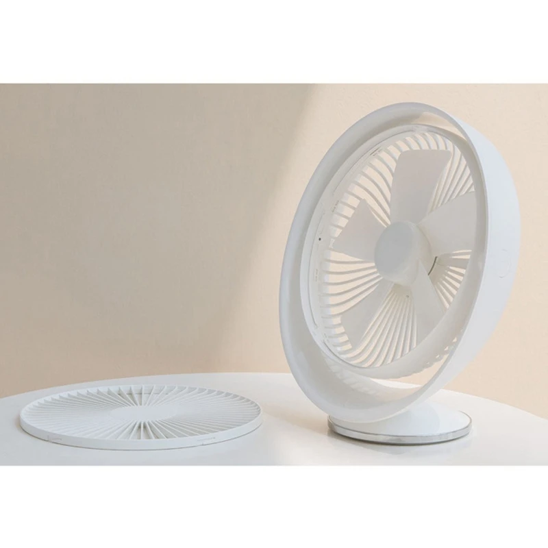 مروحة طاولة عمودية صغيرة محمولة ، مروحة أوراق الخريف