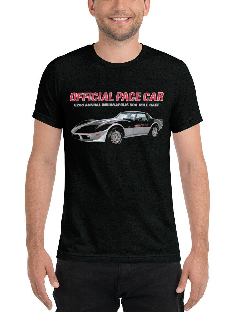 1978 C3 Indianapolis 500 Pace Car Unisex T-Shirt Short Sleeve Casual 100% Cotton O-Neck Summer Mens T-shirt Size S-3XL