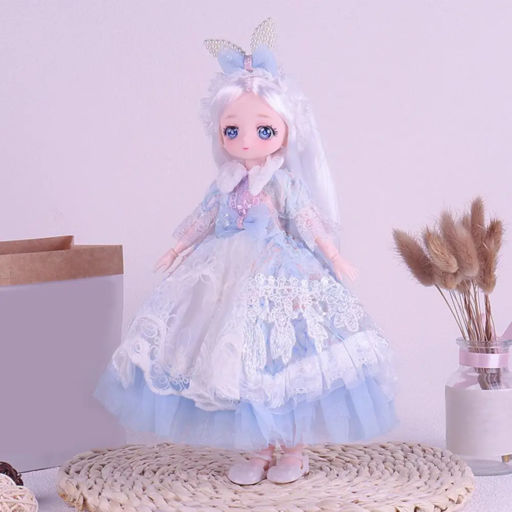 Giocattolo per bambola da collezione Posable Princess Lolita Dress Bjd Doll Toy Action Figure da collezione con vestiti Palla da 30 cm per ragazze
