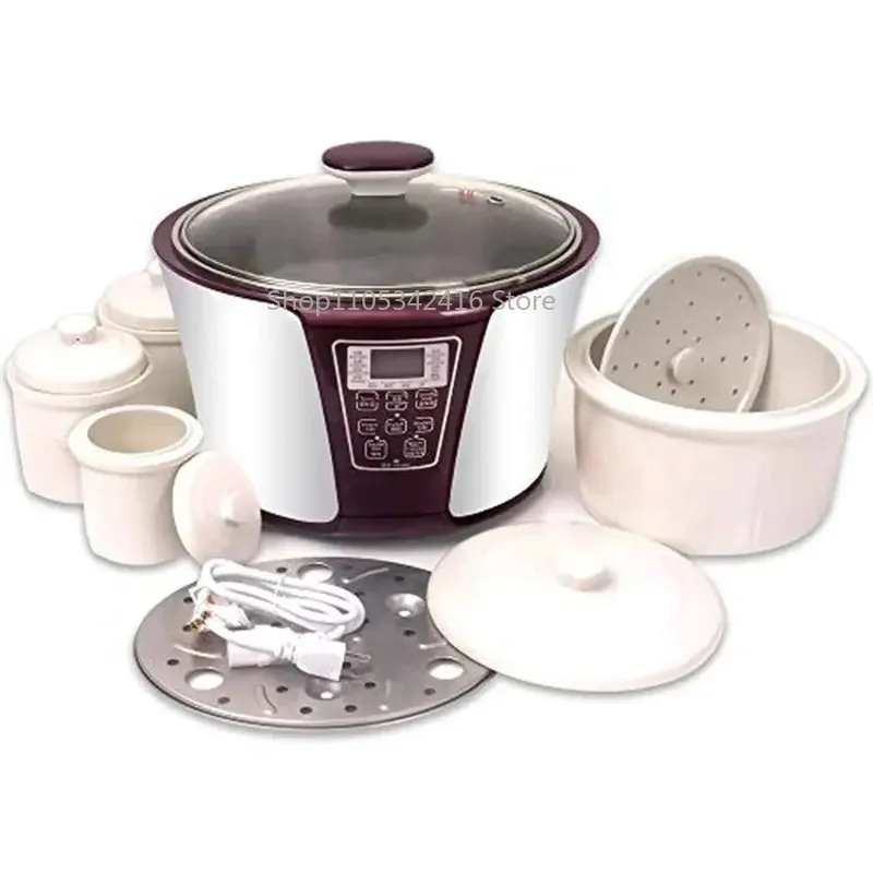 4-in-1 Ceramic Electric Stew Pot 3.2L, Programmable Healthy Cookware – High-Quality Multifunctional Kitchen Appliance