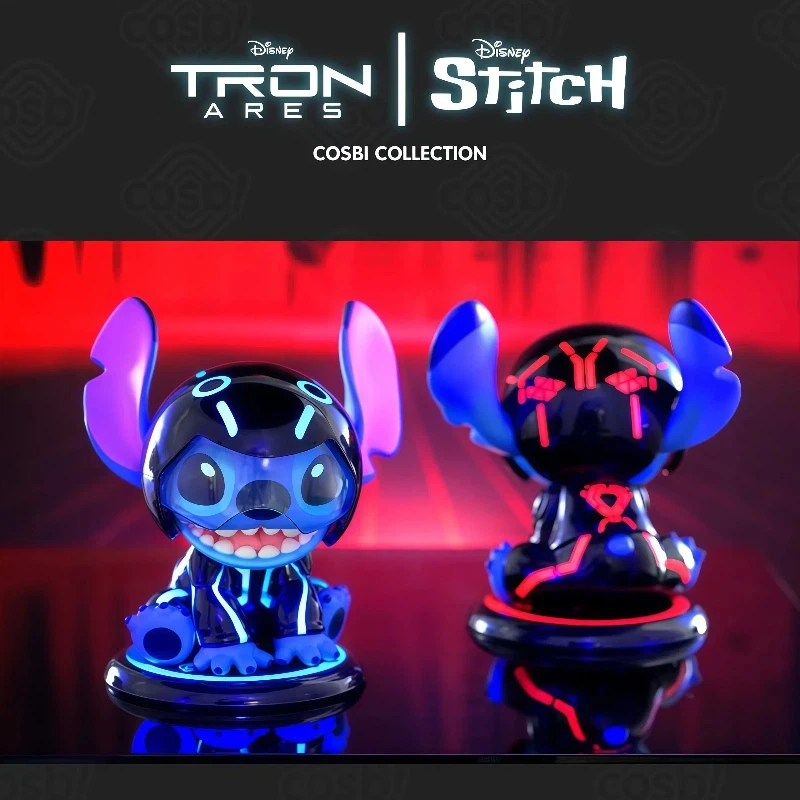 Hot Toys Stitch God Of War Crazy Cross Dressing Series Pvc Blind Box Cosbi Trendy Play Handmade Ornament Toy Gift