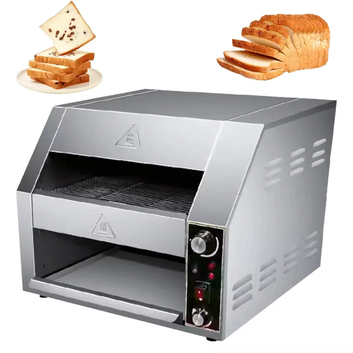 Hotel, Restaurant & Family Use, Fast Production, Stainless Steel, Auto Temp Control，Commercial Track-Type Bread Baking Machine