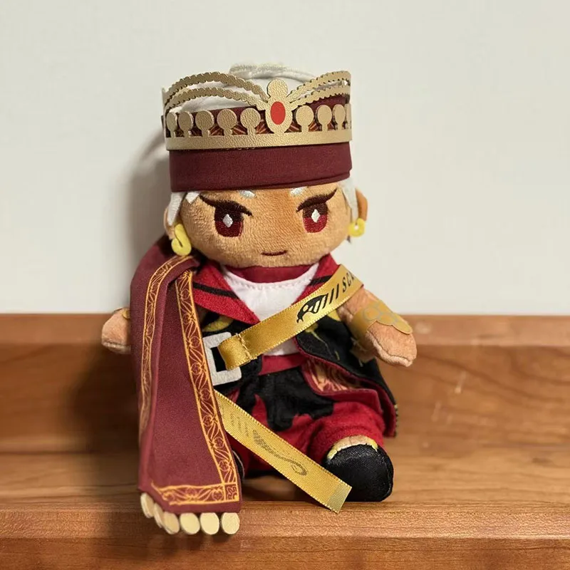 

14 см Leona Azul Kalim Riddle Twisted Wonderland, кукла для сидения, плюшевая коллекция, подарки для детей, детские игрушки