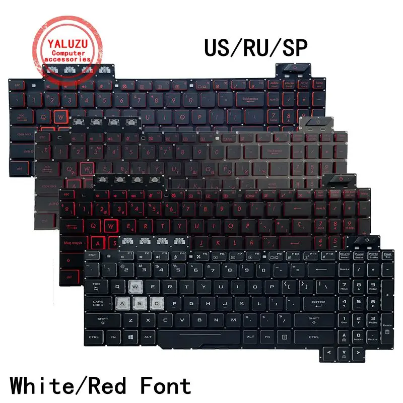 Us/Ru/Sp Laptop Key… - image