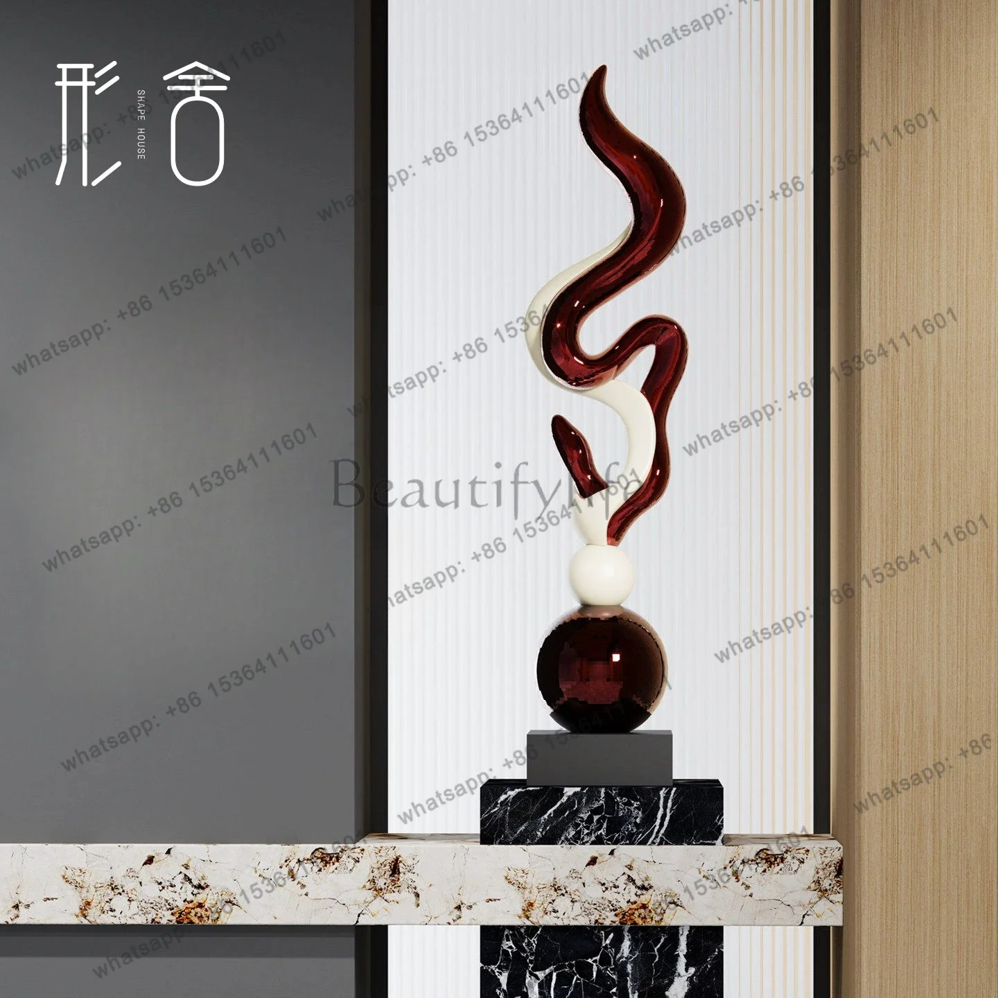ของตกแต่งงานศิลปะประติมากรรมอิ - Decor Lighting Sales บทวิจารณ์และราคา