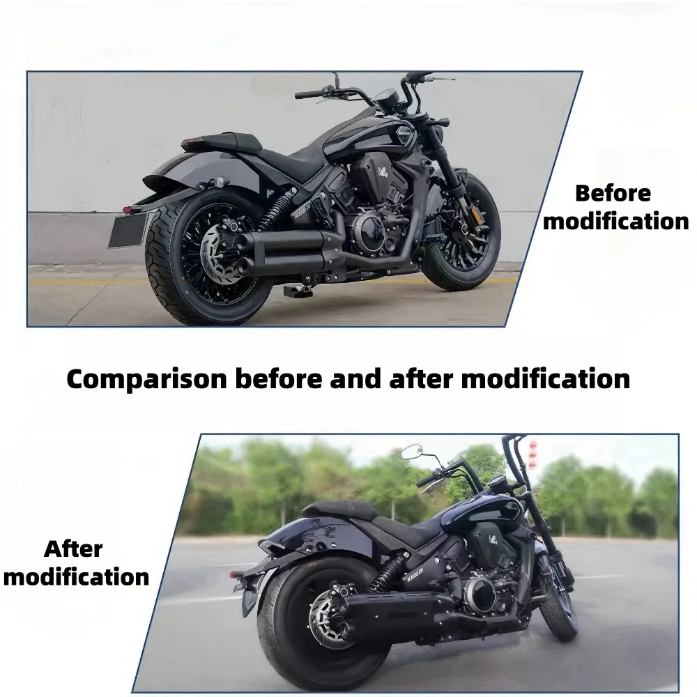 เหมาะสําหรับบังความร้อนท่อไอเสีย Benda Black Flag 500 ฝาครอบตกแต่งกันความร้อน Black Flag 500Por พิเศษ