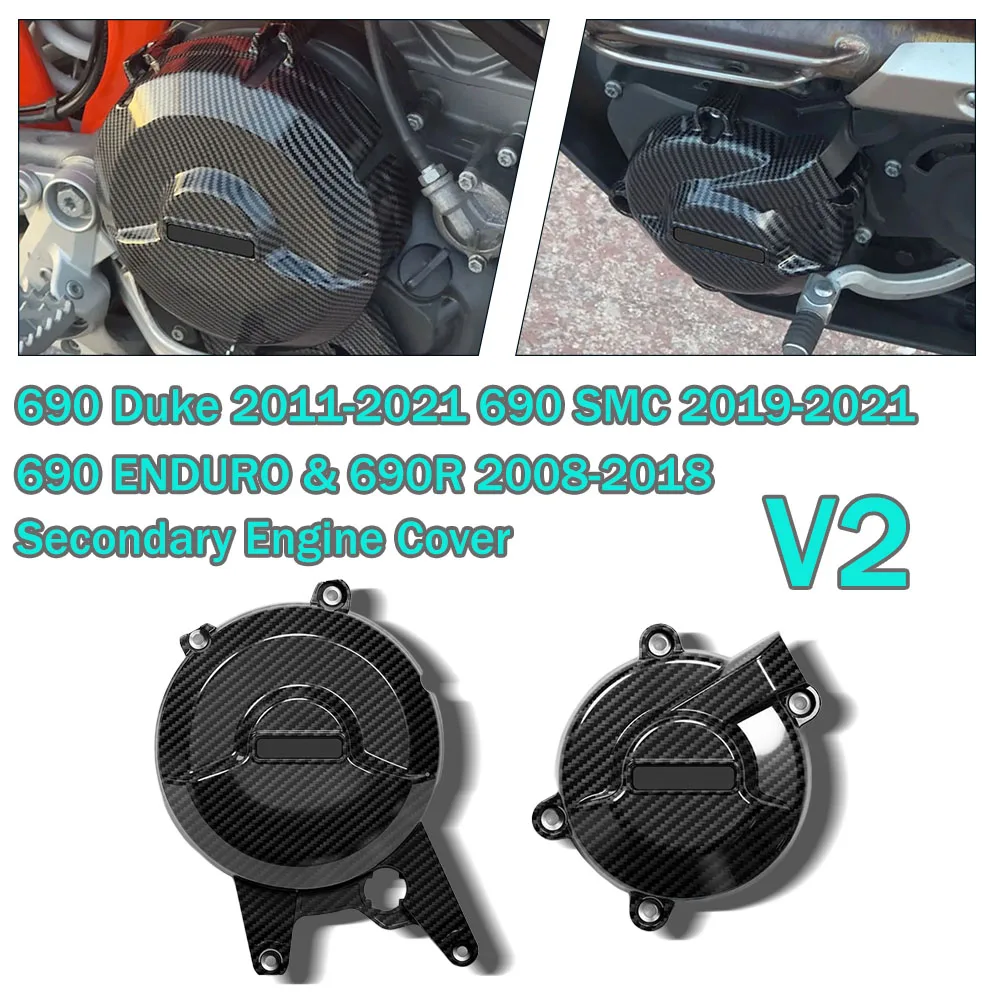 701 SUPER MOTO 2015-23 Moto Accessoire Engine Protection For 701 ENDURO 2016-20 SVARTPILEN 701 18-20 Secondary Engine Cover Set