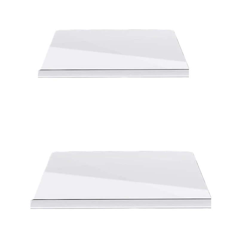 Acrylic Cutting Board With Counter Lip, Clear Cutting Boards For Kitchen Counter Non Slip, Large Cutting Board Easy To Use -3Mm