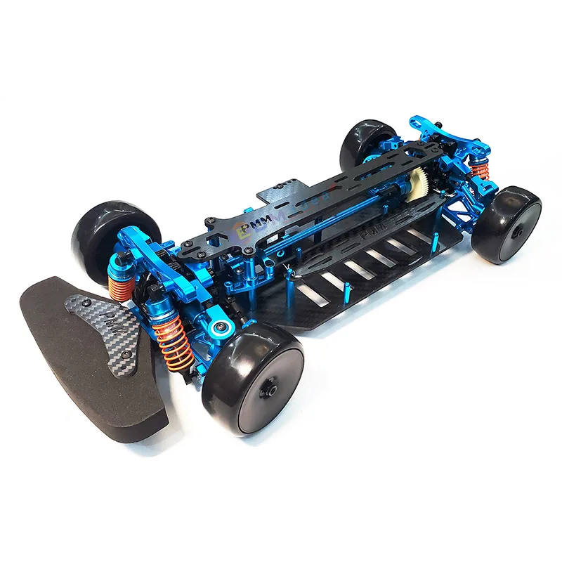 Tamiya Sakura TT02 TT01 V2 1:10 4WD RC Car Carbon Fiber Frame Al Alloy DIY Model Remote Control Drift Racing Upgrade Parts KIT