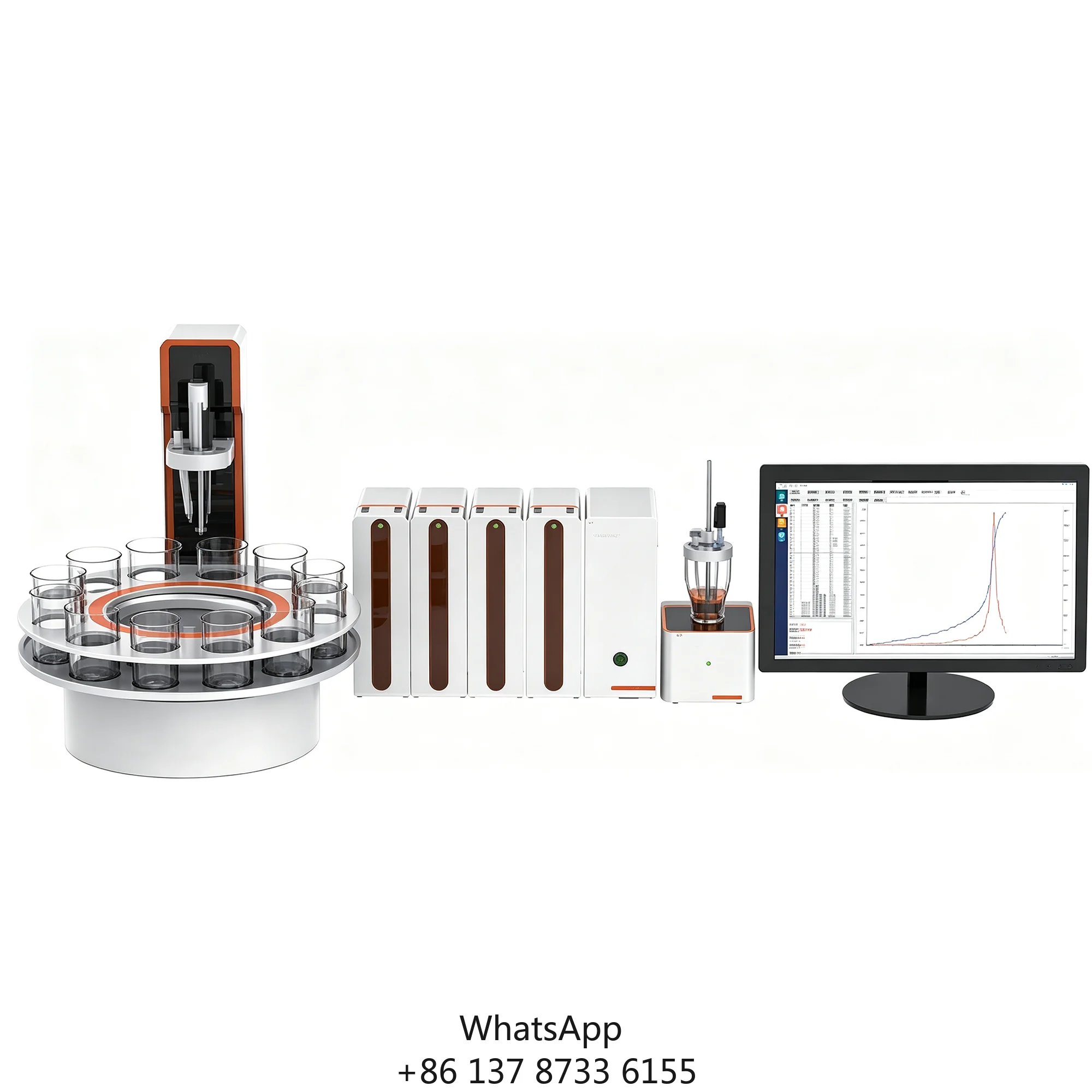 ASTM D 664 TAN/TBN Potentiometric Titrator Fully Automatic Petroleum Products Tester