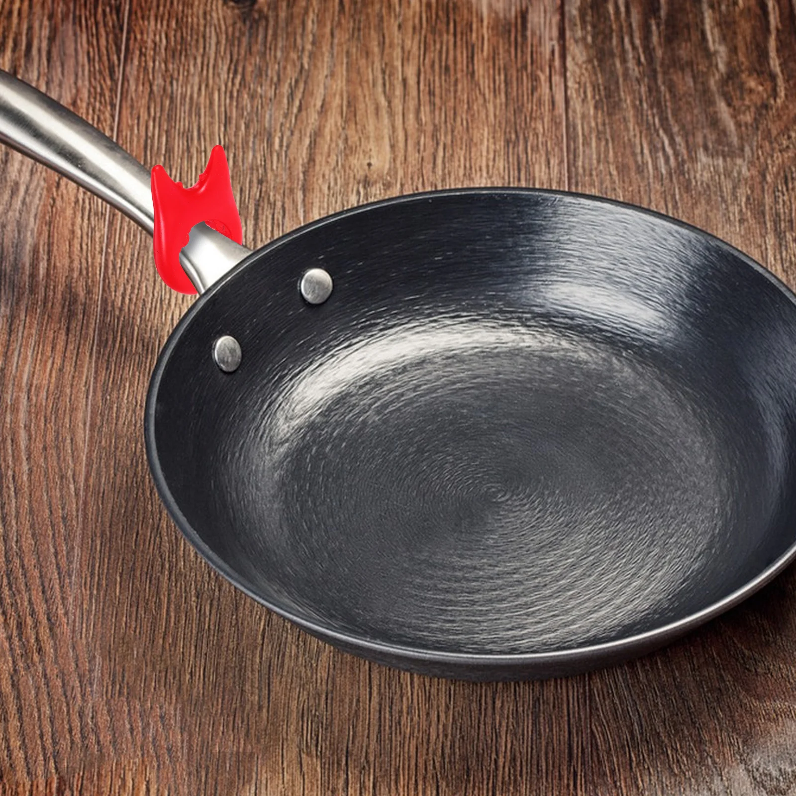 10Pcs Pot Spatula Holder Kitchen Utensil Organizer Clip Edge Mount Non-Slip Heat Resistant Cooking Tool Rack for Pans