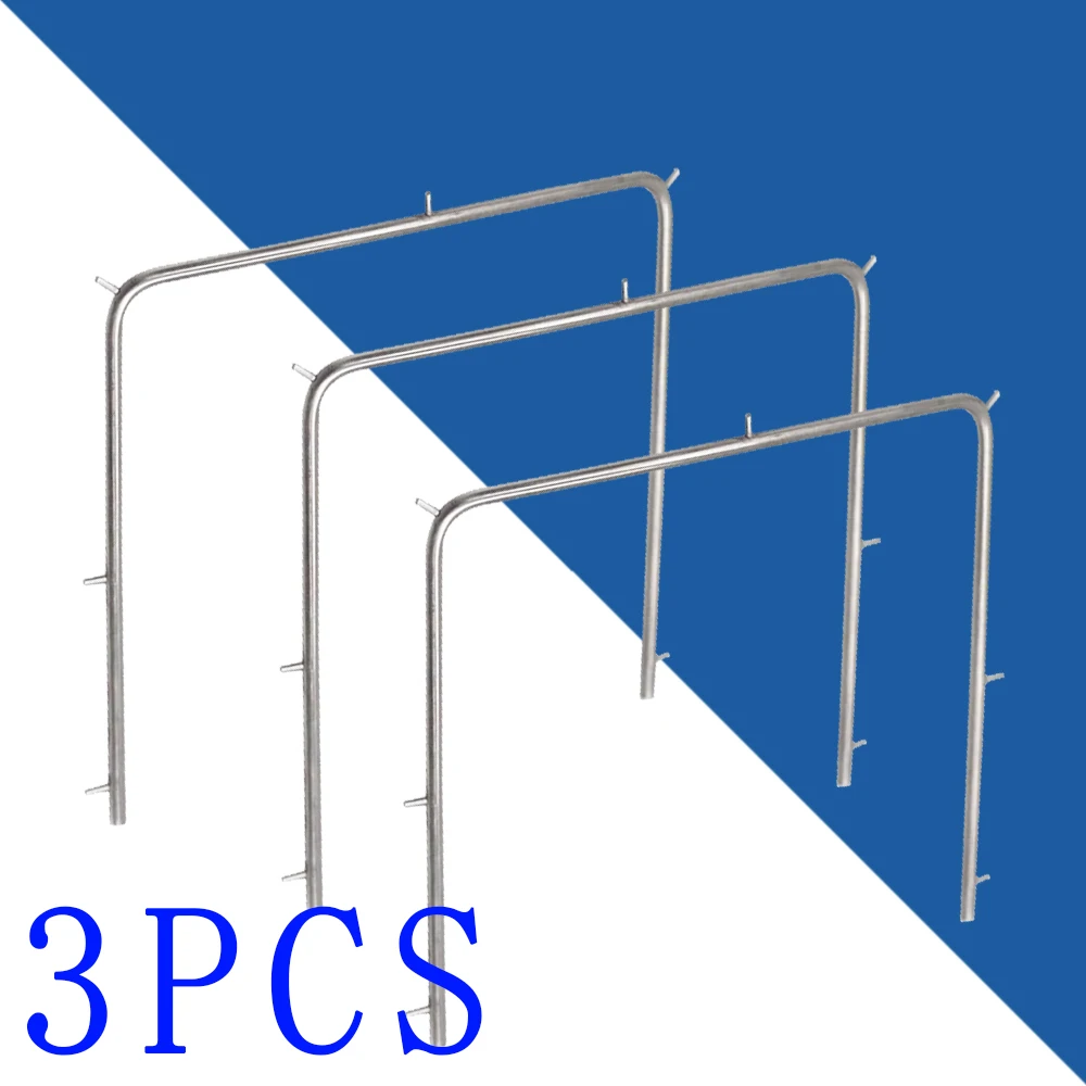 

3PCS Autoclavable Stainless Steel Rubber Dam Frame Reusable Holder for Dental Lab Instruments Teeth Isolation Ortho Supplies
