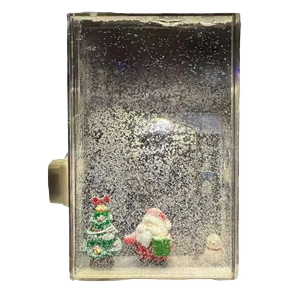 Набор материалов для снежной лампы, снежный пейзаж, ночник, декоративный снежный ночной уличный фонарь, рождественский светильник ручной работы для детей и взрослых