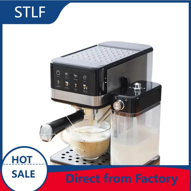 STLF Best Selling  Multipurpose Electric Coffee Maker Compact Plastic Milk Bubbler Espresso Maker Cross Border