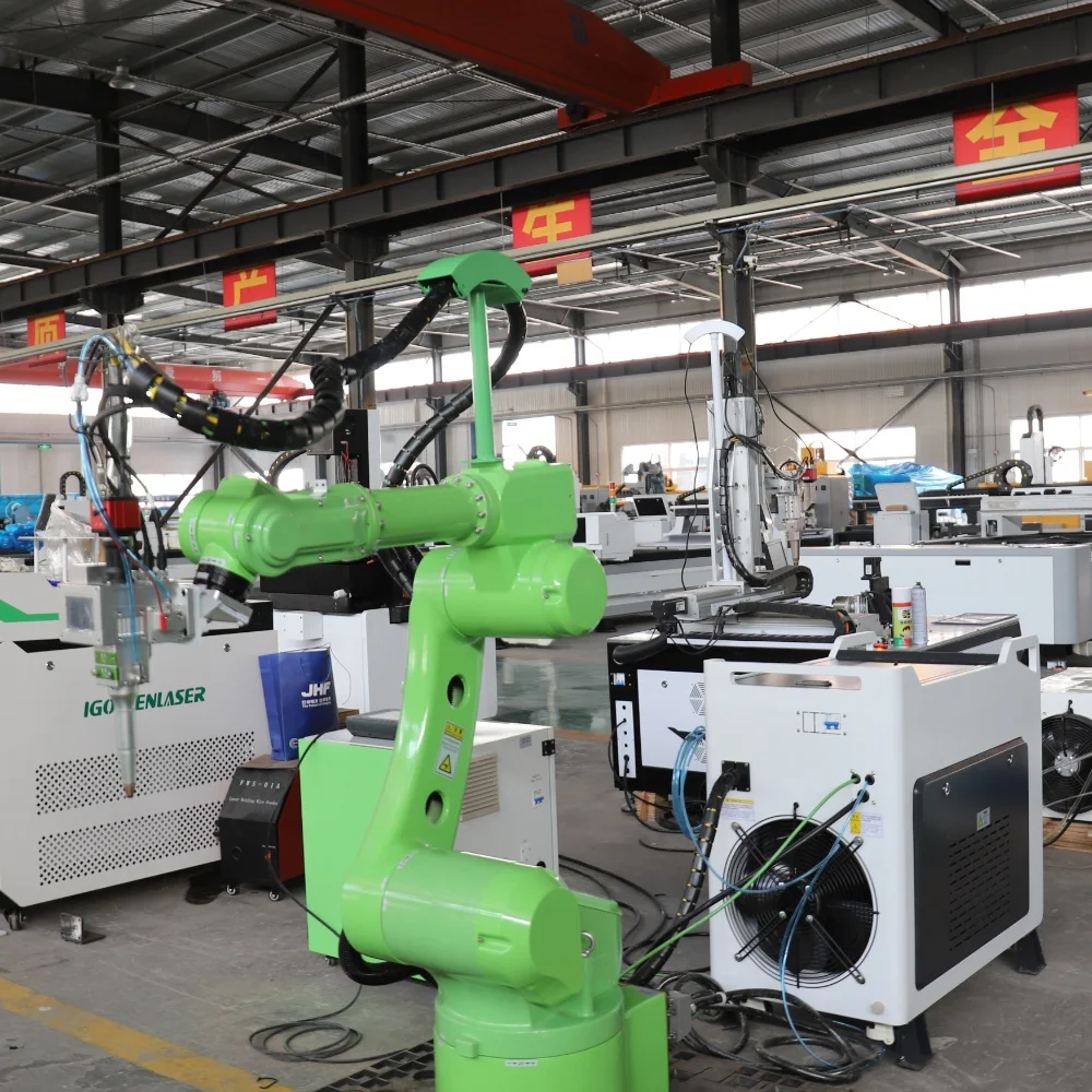 obot Arm Mag TIG Arc Laser Cutting CNC Bending Welding Robots for Customized Precision Metal Welding Parts