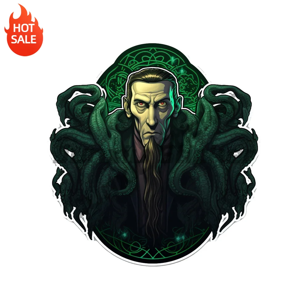 Cthulhu Celtic Knot Eldritch Horror Vinyl Car Sticker Decal for Laptop and Car Window Decorative Graphic