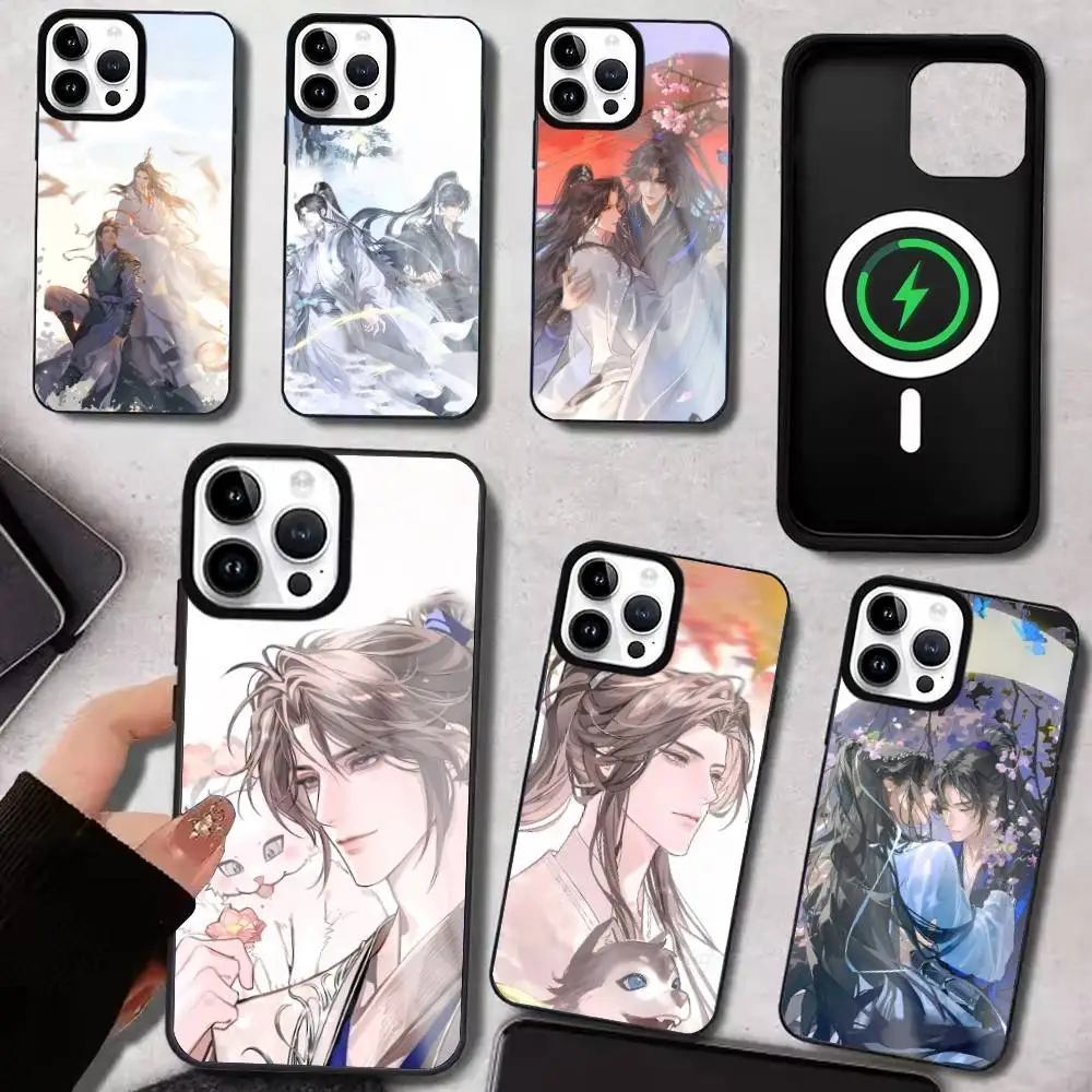 

H-Husky and His White Cat S-Shizun Phone Case For iPhone17,16,15,14,13,12,11 Plus,Pro Max For Magsafe Wireless Charging