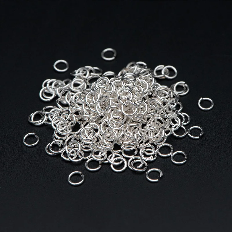 Offene Biegeringe aus 925er-Sterlingsilber, 3 mm, 4 mm, 5 mm, 6 mm, 7 mm, 8 mm, Biegering aus Sterlingsilber für die Herstellung von DIY-Schmuckherstellung – Detail 5
