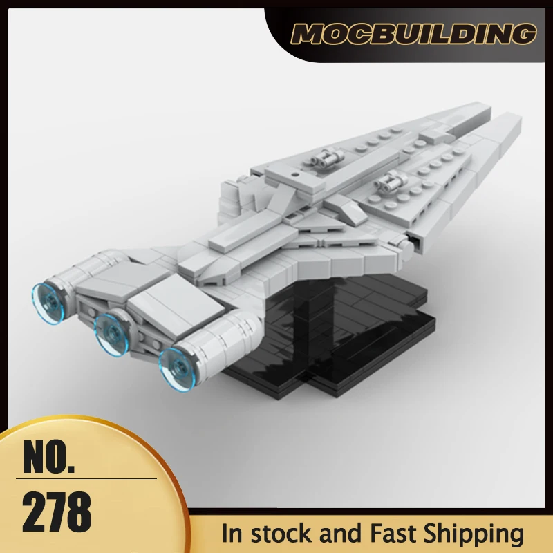 Space Movie Series Model 1:1455 Class Cruiser MOC Building Blocks Navy Versatile Warship DIY Assembly Bricks Toys Creative Gifts