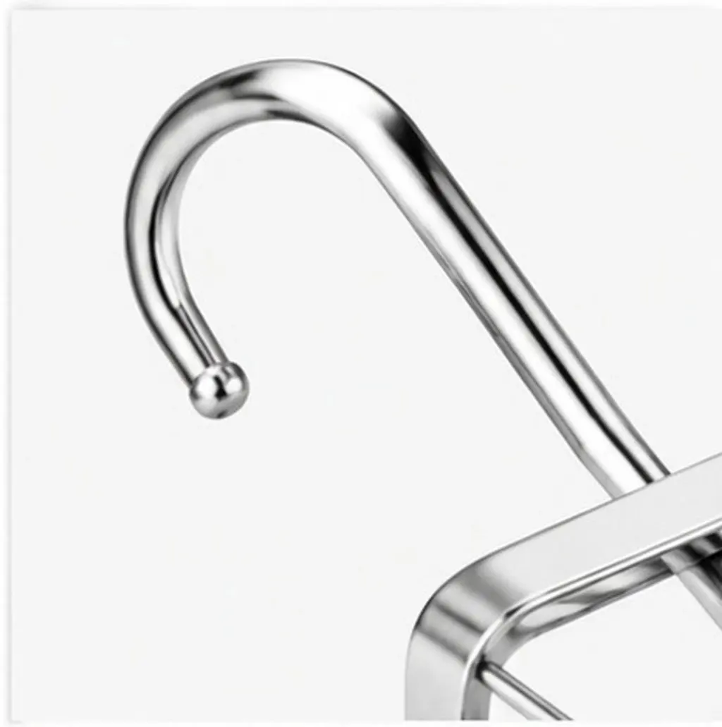 1Pcs Stainless Steel Shower Rack Bathroom Hanging Shelf Storage Organizer Sturdy Rustproof for Toiletries Silver