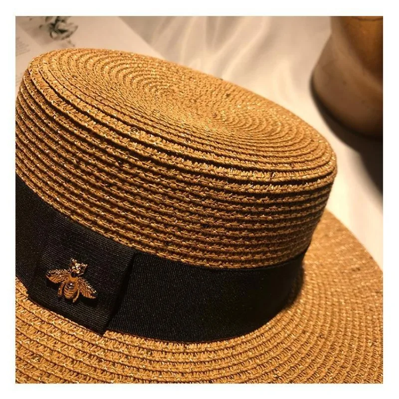 Designer marke Herren und Damen Frühling/Sommer Flat Top Hut, Jazz Outing Sonnenschutz kappe Top 모운 Gorras Para Hombres кепка