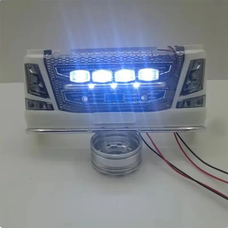 RC Metall-Aluminiumlegierung Frontscheinwerfer LED-Licht für 1/14 RC Tamiya RC Truck 56360 für Volvo 56323 Scania RC Zubehör – Detail 4
