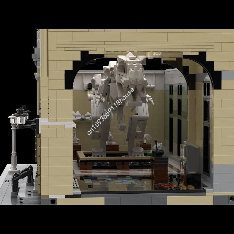 4137pcs MOC Dinos Exhibition Alternative Build Modular Buildings Building Blocks Christmas Gift Creative Expression DIY