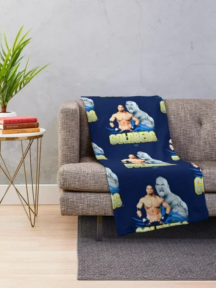 1998 Goldberg World Championship Wrestling Classic Throw Blanket Luxury Throw Bed covers Soft Blankets