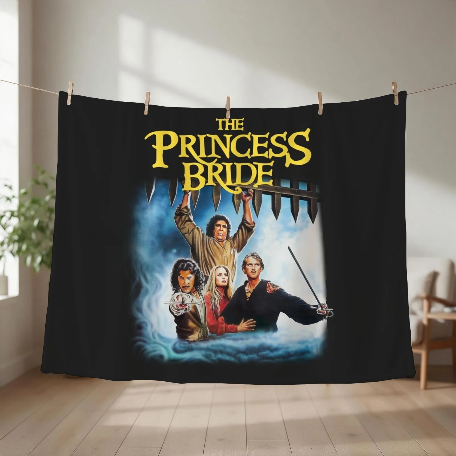 The Princess Bride Vintage Throw Blanket couch cozy soft plush fuzzy picnic outdoor blanket