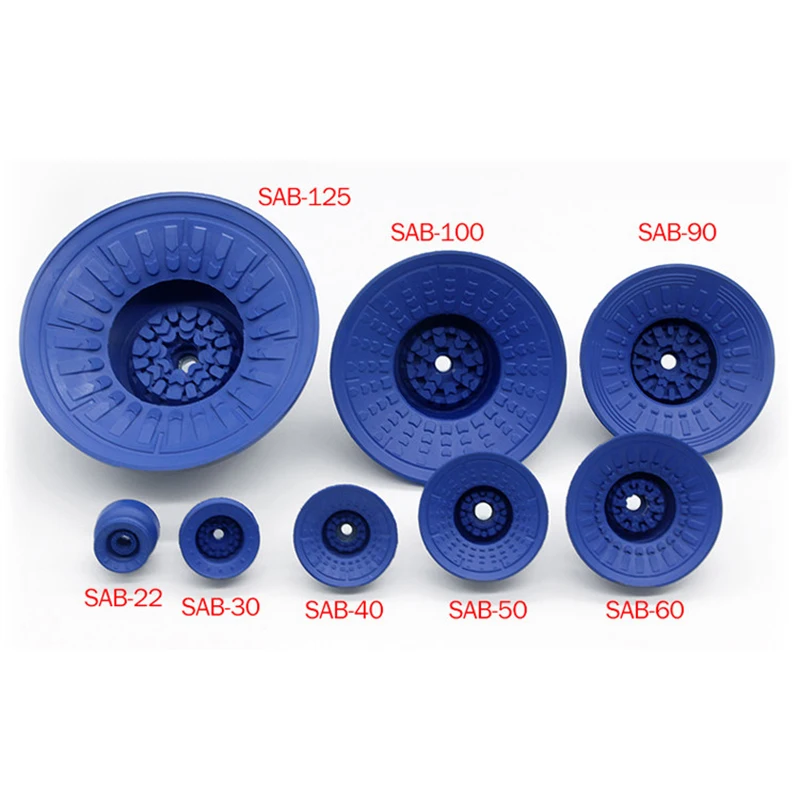 SAB Series Vacuum Suction Cup SAB22/30/40/50/60/80 Industrial Parts Mechanical Arm Corrugated Strong Suction Cup Nitrile Rubber